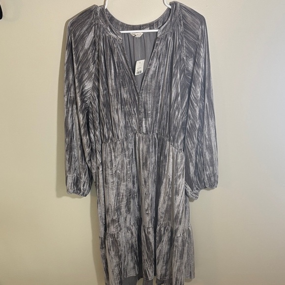 Cato kiss midnight, gray velvet dress - Picture 2 of 8